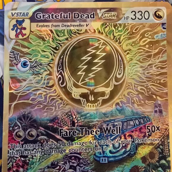 Grateful dead Vstar Pokemon Card - Fare Thee Well - Picture 3 of 8